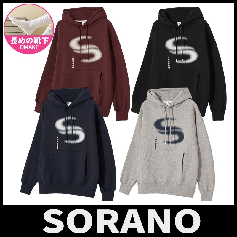 韓国 人気 学生パーカー男女共用 ロゴ 長袖 フード パーカー [4カラー]