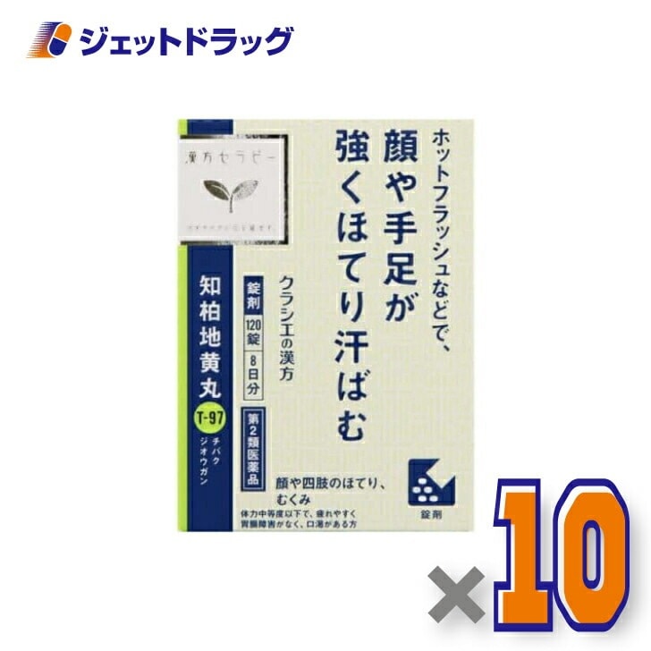 【第2類医薬品】JPS知柏地黄丸料エキス錠N 120錠 ×10個
