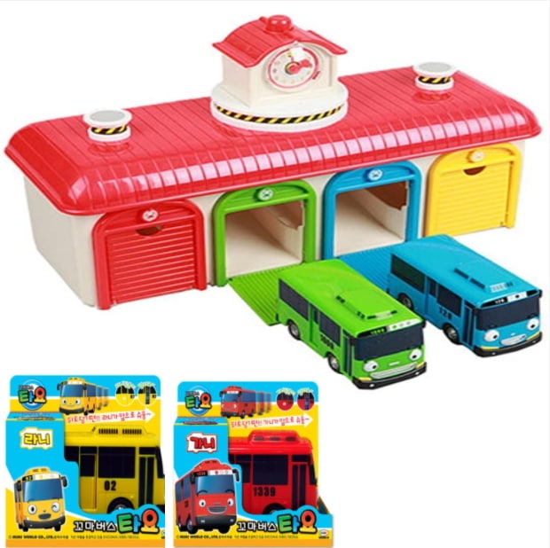 ちびっこバス タヨ バス車庫 遊びセット + ガニ+ラニ