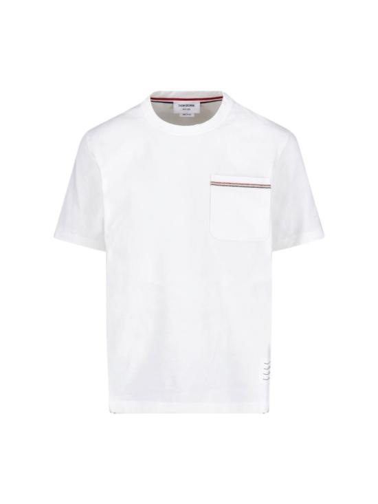 THOM BROWNE Men T-Shirts MJS295E J0235100 White