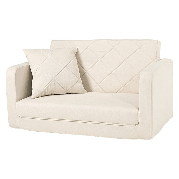 LSF-4888-2P-IV ソファベッド(アイボリー) メーカー直送