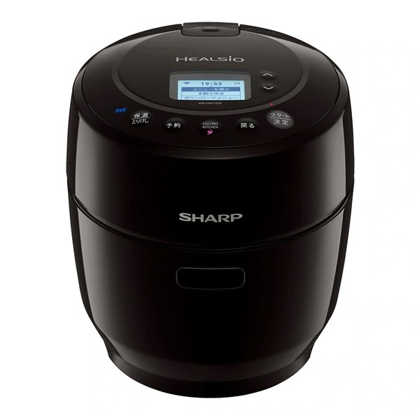 電気無水鍋 1.0L ヘルシオ ホットクック 水なし自動調理鍋 無線LAN対応 ブラック系 25,042円