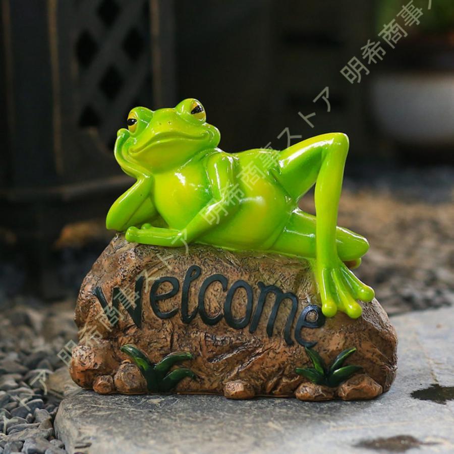 ガーデニング 置物 ガーデンオーナメント ウェルカム 雑貨 樹脂 飾り 防水 耐久 プレゼント ギフト 庭 部屋 屋外 玄関 出窓 階段 インテリア うえるかむボード