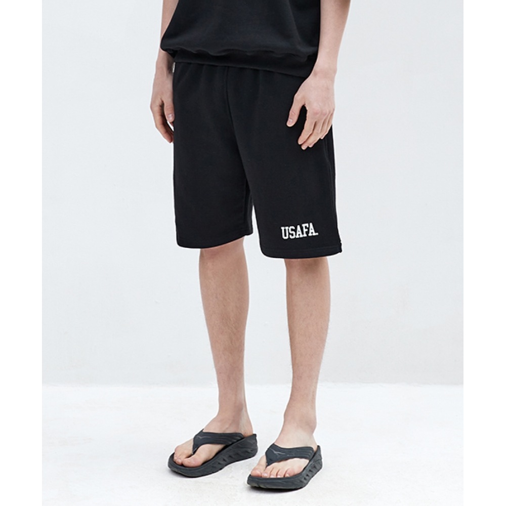 MINIMALPROJECT USAFA ロゴスウェットショーツ MSP704 [BLACK]