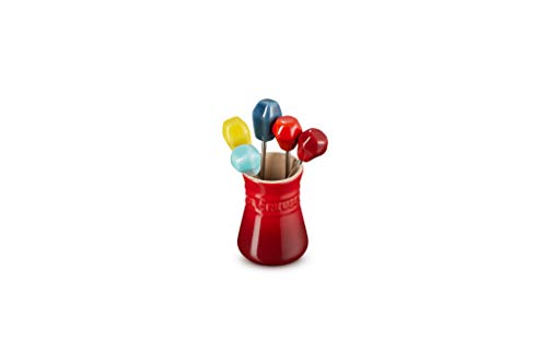 ルクルーゼ(Le Creuset) フードピックセット レインボー パーティー ピンチョス ピック つまようじ