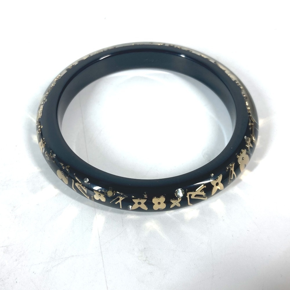 バングル M65300 ブラスレ アンクルージョン TPM モノグラム ブレスレット アクセサリー プラスチック ブラック×ゴールド