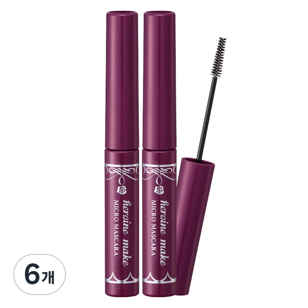 キスミー ヒロインメイク マイクロマスカラEXDEEP BLACK6本