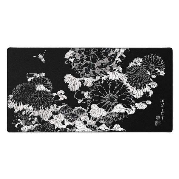 The Mousepad Company tm-mp-aero-chrysanthemums-and-bee-l ゲーミングマウスパッド (Large)