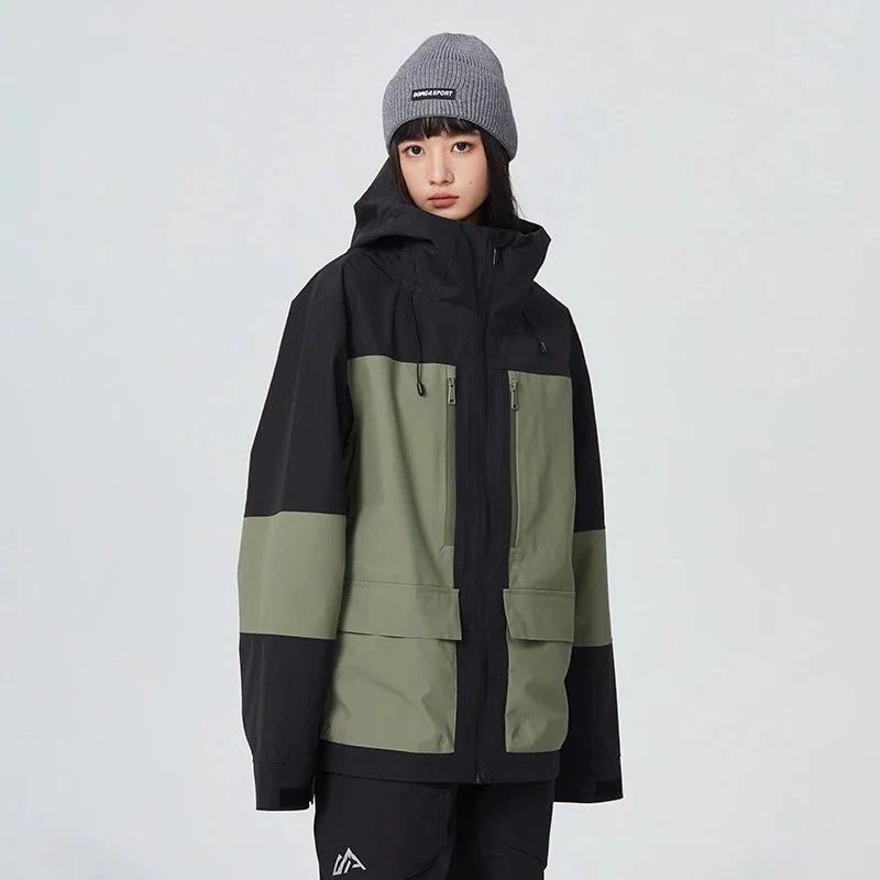 アウトドアボードスノーボードウェア女性防水通気保温通気スキー上の服装