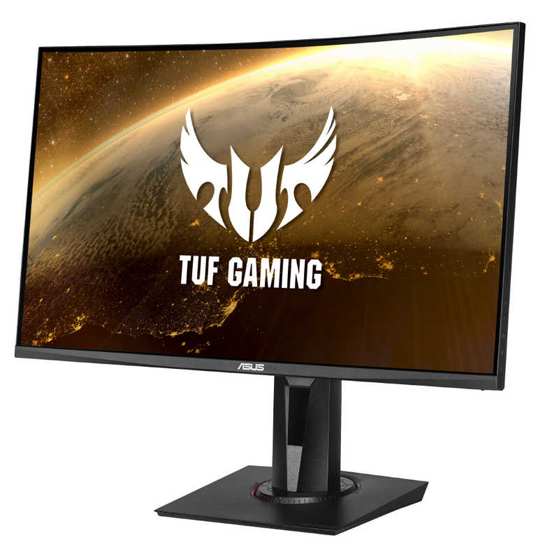 ASUS エイスース　ゲーミングモニター VG27VQ TUF GAMING ブラック [27型 /フルHD(1920×1080) /ワイド /曲面型]