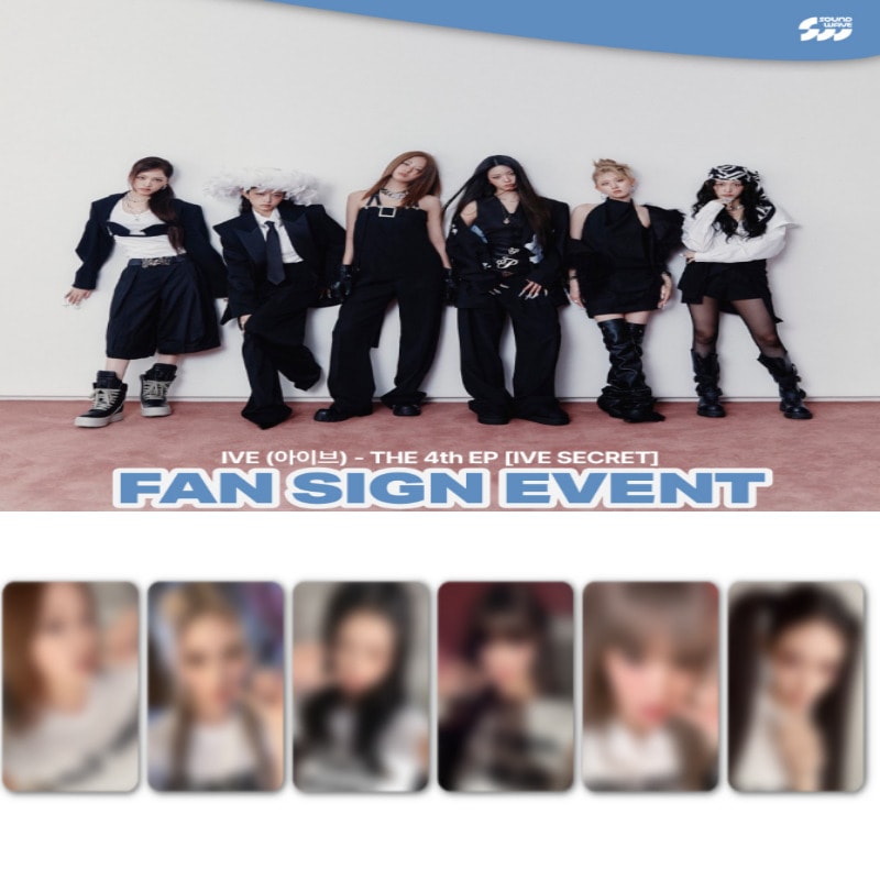 [9/7 SOUNDWAVE FANSIGN 6ea/1set] IVE (아이브) THE 4th EP IVE SECRET [no album,only photocard]