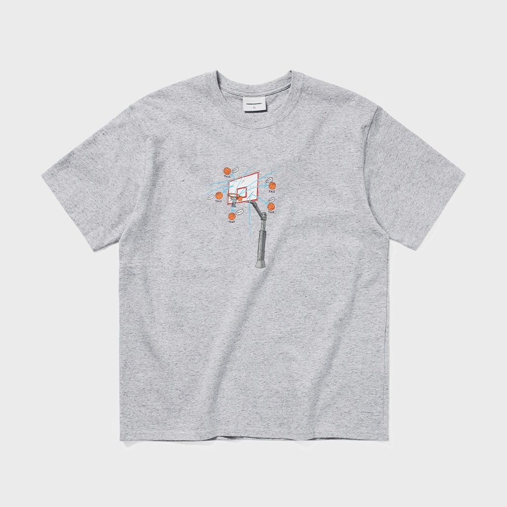 ディス・イズ・ネヴァー・ザッド・ボーインTシャツヘザーグレー