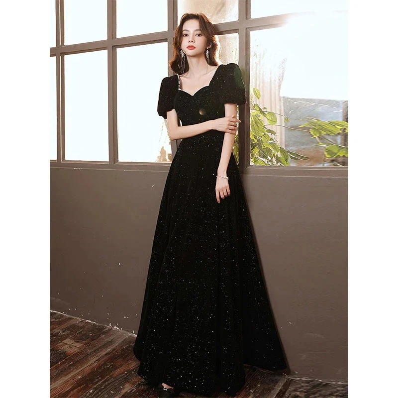 ドレスイブニングドレス女宴会高級感ワンピース