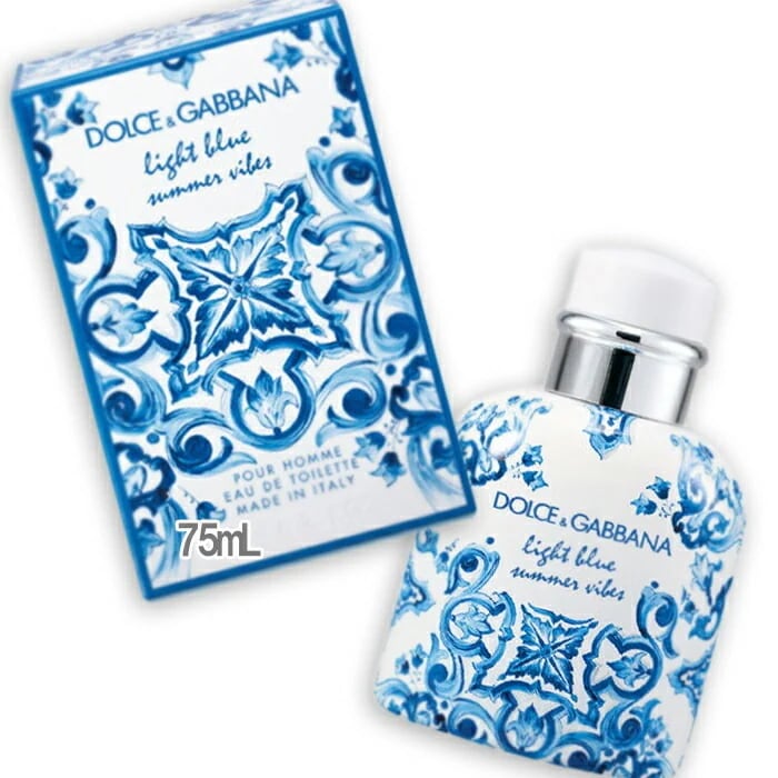 【数量限定】ドルチェ＆ガッバーナ ライトブルー プールオム サマーバイブス オードトワレ 75mL 2024年5月22日より順次発送