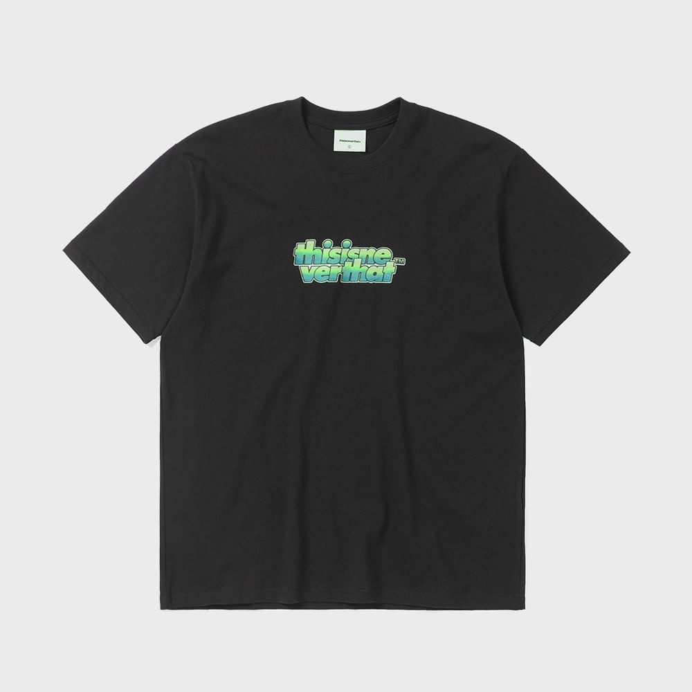 ディス・イズ・ネヴァー・ザット・グラディエント Ol-Logo Tシャツオフブラック