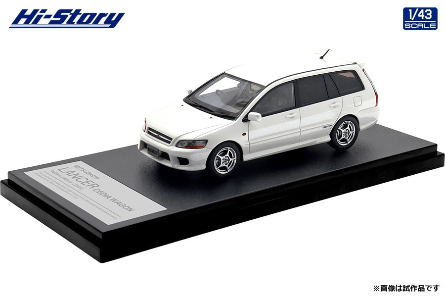 ハイストーリー 1/43 MITSUBISHI LANCER CEDIA WAGON Ralliart Edition (2001) シルキーホワイト【HS505WH】 ミニカー HS505WH ミツ