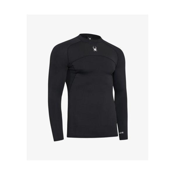 男性サイクルプロウェブハイネック長袖TシャツSPHFCNRL501MBLK 659519