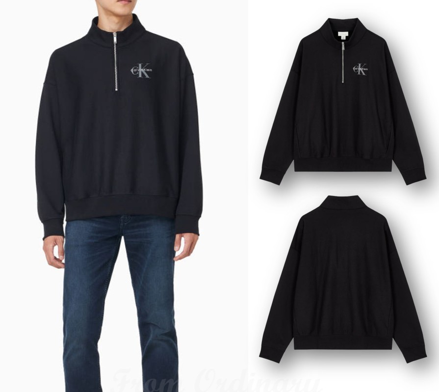 Micro Monologo Half Zip Sweatshirt (4RD236G-UB1)
