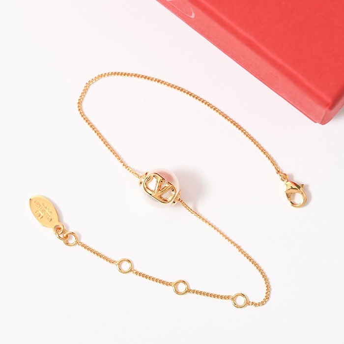 バレンチノ アクセサリー ブレスレット Vロゴ シグネチャー パール J0W82 DHC レディース 003 ゴールド 27,560円