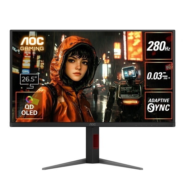 Q27G4ZD/11 ゲーミング液晶ディスプレイ 26.5型/2560×1440/HDMIDisplayPort/ブラック/スピーカー:なし/280Hz