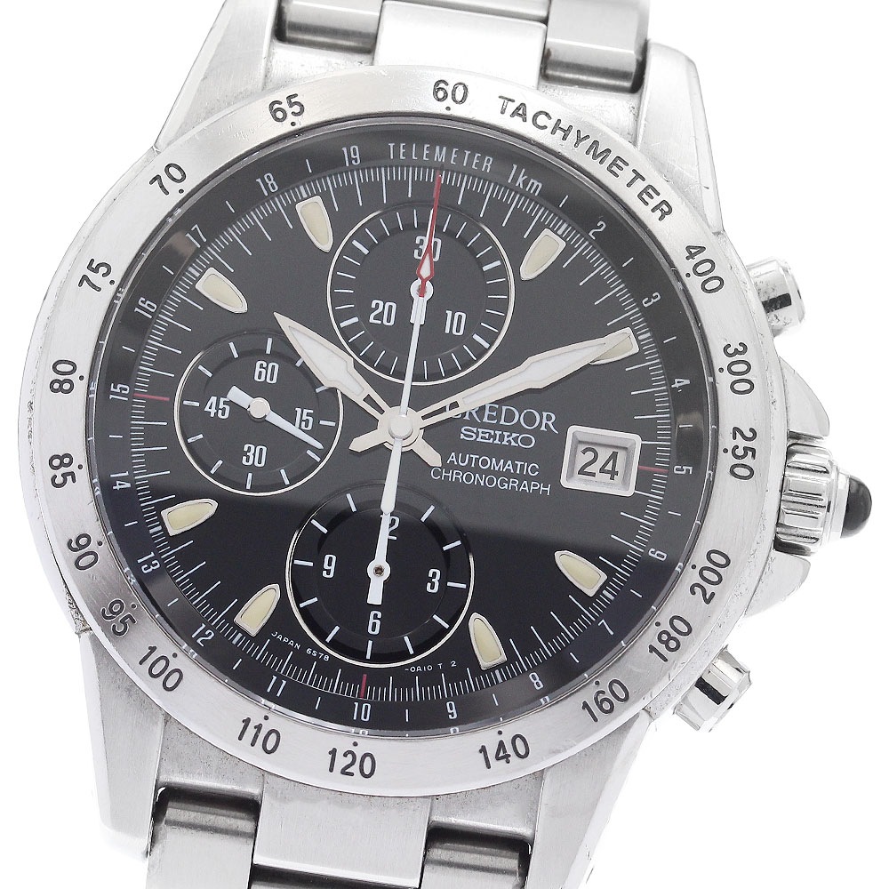 セイコー SEIKO GCBP997/6S78-0A10 クレドール フェニックス デイト クロノグラフ 自動巻き メンズ _892121【中古】