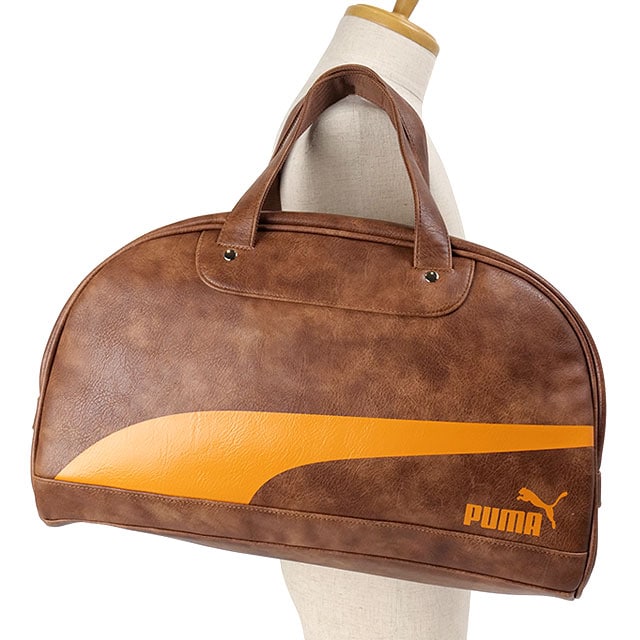 17L PUミニボストン [J20325] メンズレディース 鞄 旅行 トラベル ジムバッグ BROWN