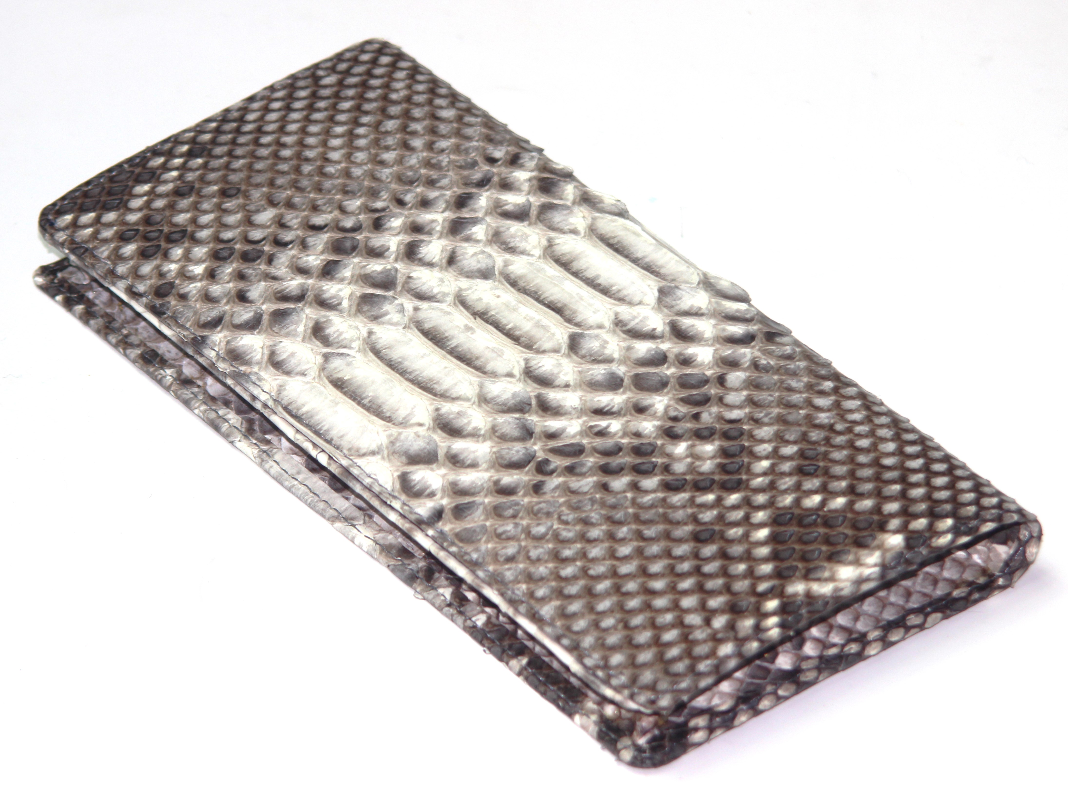 【新規OPEN】【期間限定セール】【激安】【新品未使用】本パイソン　錦蛇革　無双タイプ　バックカットモデル　JRA認定工場生産　ロングウォレット　PMLM　ナチュラル