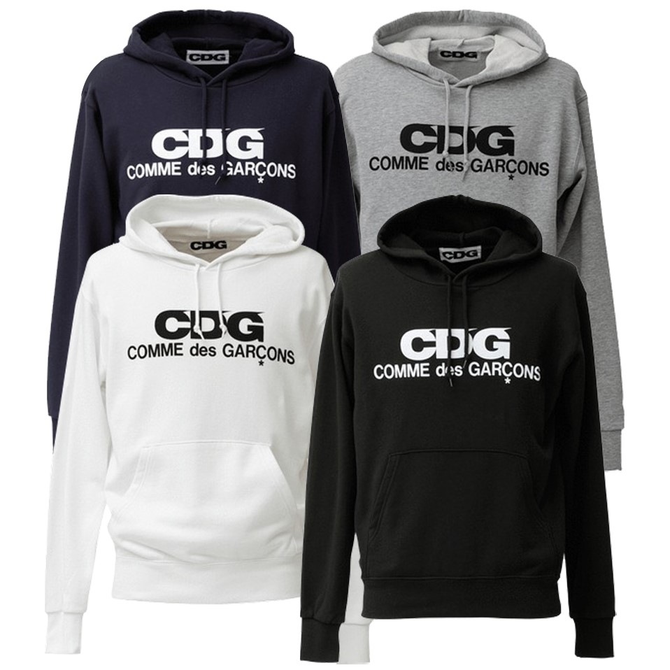 国内発送 / 正規店買付 【COMME des GARCONS】 CDG ロゴ フード パーカー