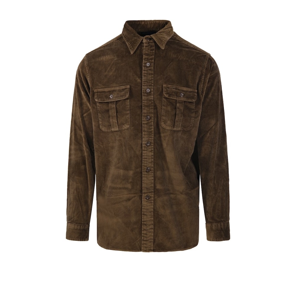 ポロラルフローレン [海外発送] ラルフローレンロングスリーブシャツ FW24 710950424002 3805343 PUQ3805343