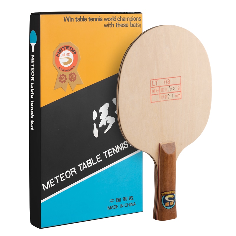 流星 卓球 ラケット LT08 クラシックリメイク 独自バイオ粘合技術 レトロ AN グリップ 5枚合板 攻撃型