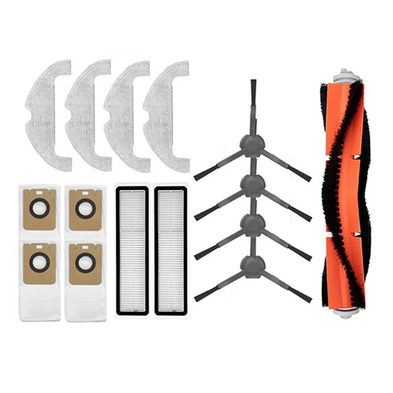 2340.0 33% OFFスペアパーツチェーンブラシ,交換部品,HEPAフィルター,Xiaomi dreame bot d10 plus ls3D用クリーニングバッグ - AliEx