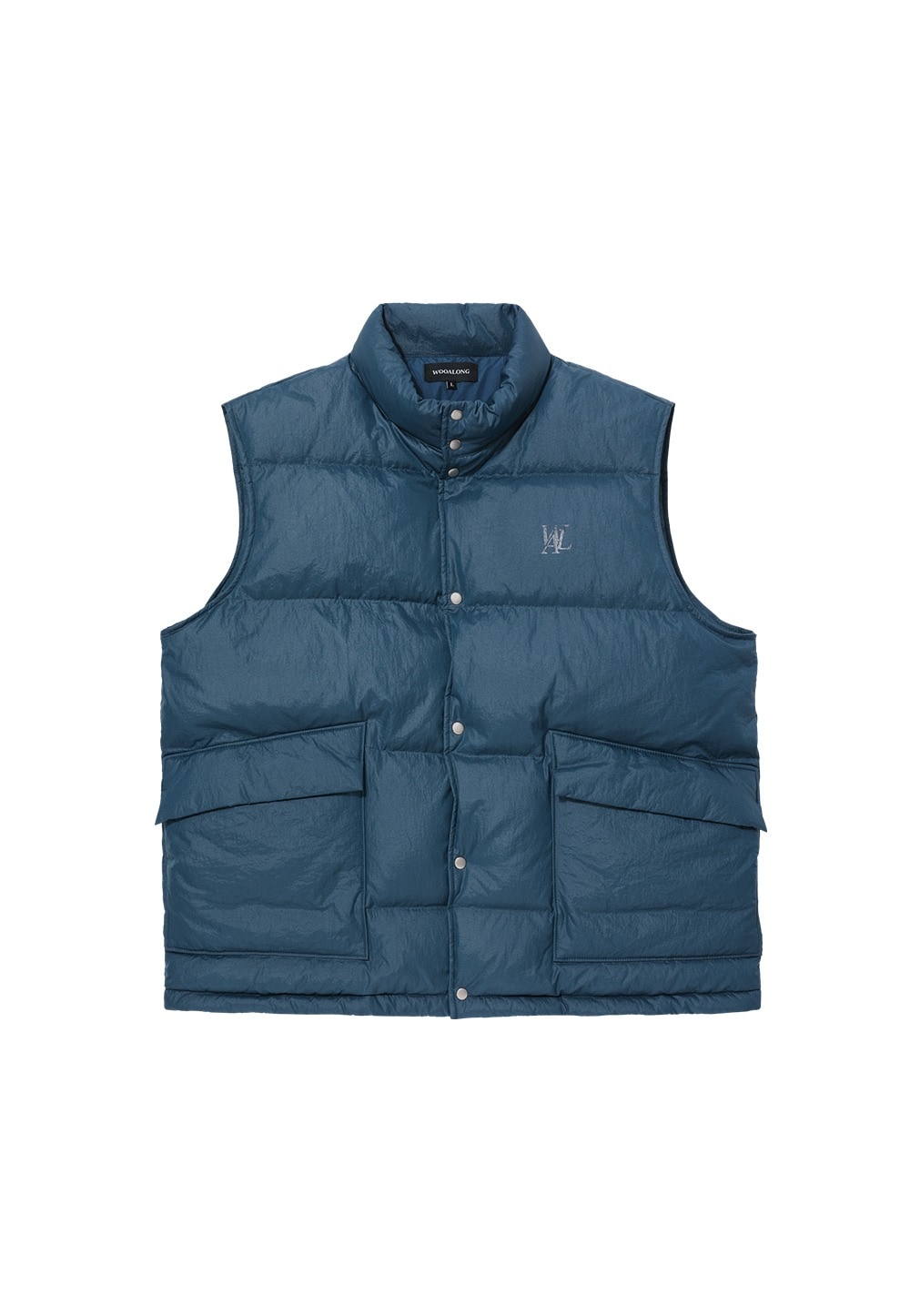 【WOOALONG】 SIGNATURE DOWN VEST : MID BLUE 17,020円