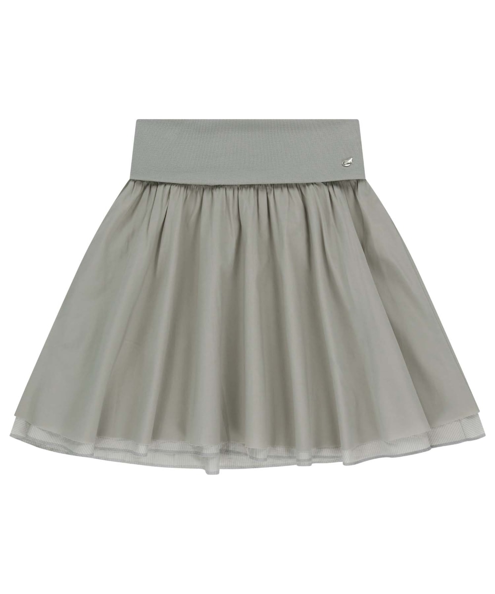 【COYSEIO】 DOUBLE SHIRRING SKIRT : GREY 11,020円