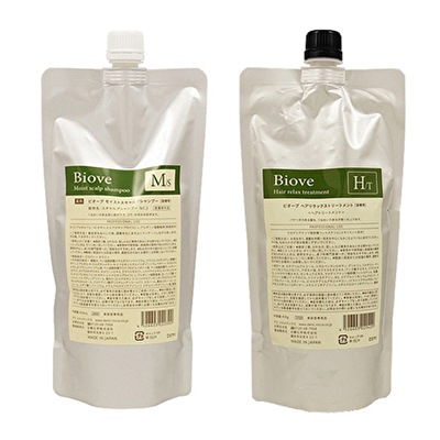 【2点セット】DEMI ビオーブ モイストスキャルプシャンプー450ml＋ヘアリラックストリートメント450g（詰替え）BC-T Z-2