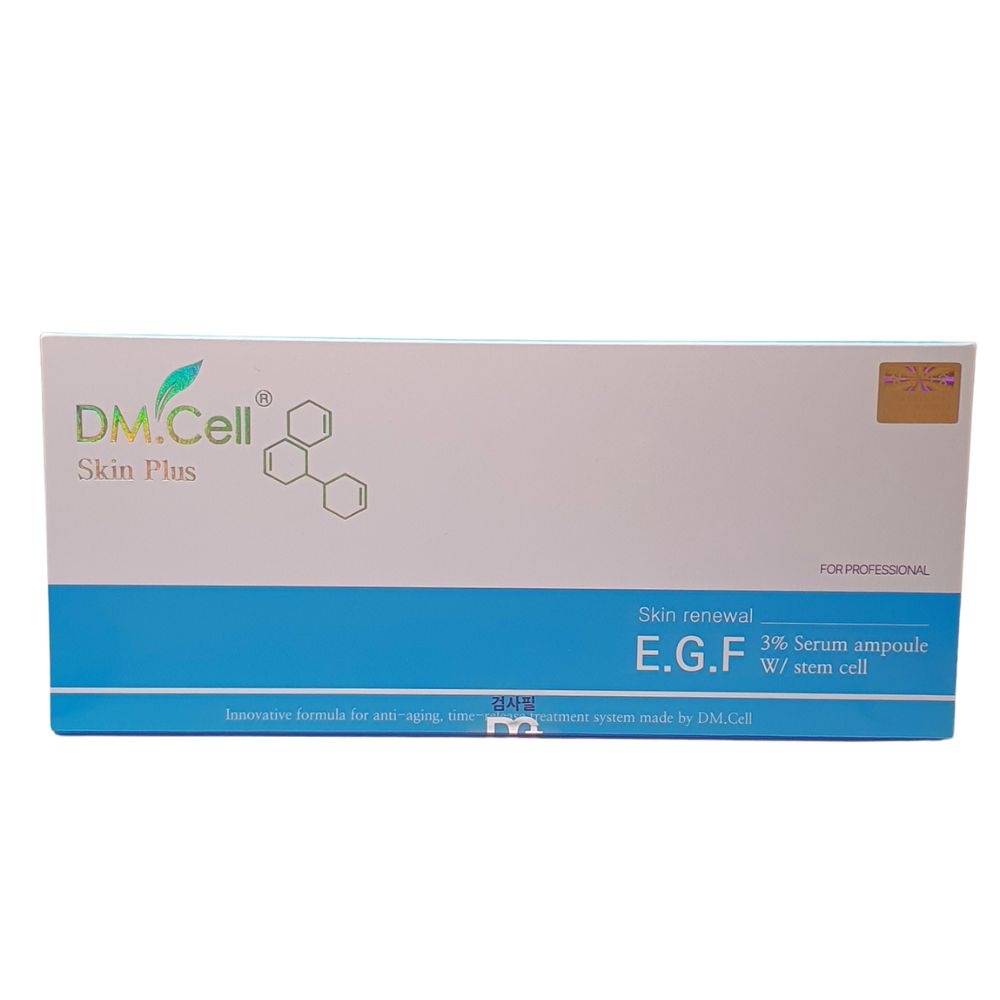 [数量限定] DM Cell Skin Renewal 3% EGF Serum Kit 6 Ampoules x 5ml / 5-FREE無添加成分 / 皮膚バリア強化 バランスケア成分