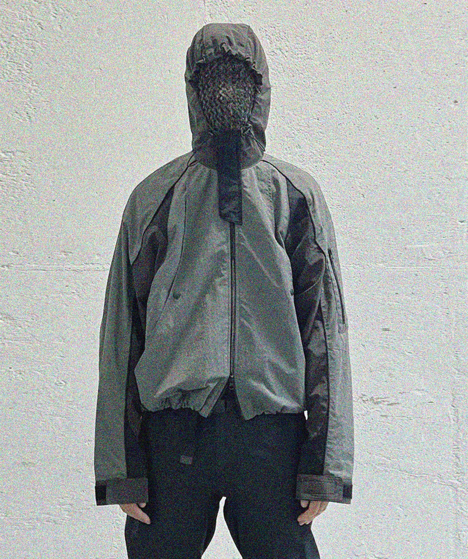 【GRAILZ】 NYLON SHIELD JACKET : BLACK/GREY