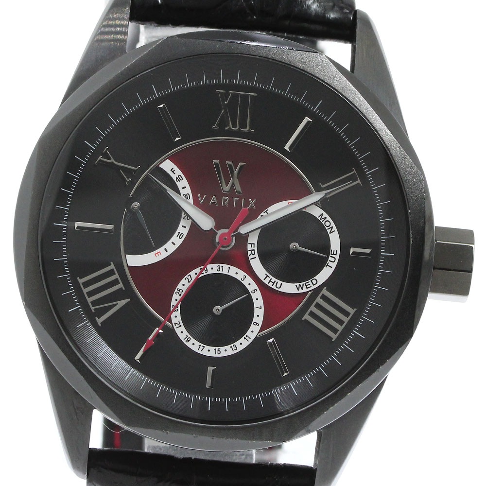 ヴァティックス VARTIX PR02B ALIVE デイデイト パワーリザーブ 自動巻き メンズ 箱・保証書付き_806005【中古】