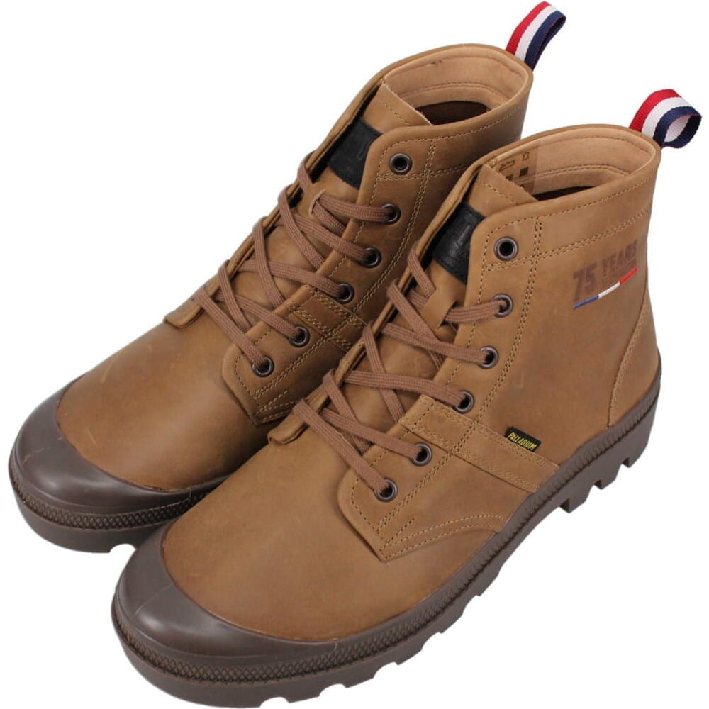 正規品 パラボス 75 レザー PALLADIUM PALLABROUSSE 75 LTH メンズ ブーツ 77952-230 BONE BROWN メンズ 13,552円