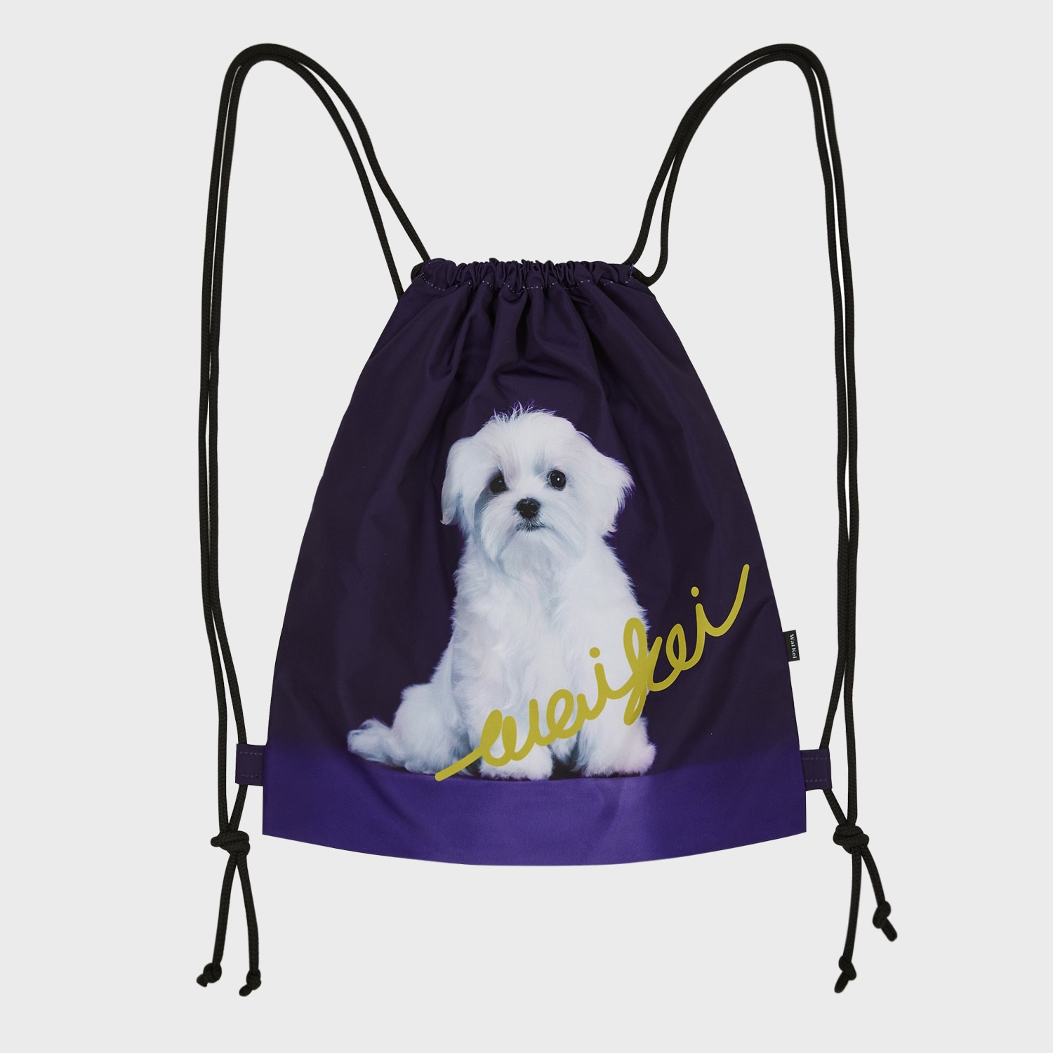 Maltese profile string bag PURPLE