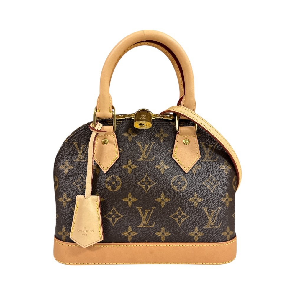 ルイヴィトン アルマBB モノグラム ショルダーバッグ モノグラムキャンバス M53152 ブラウン LOUIS VUITTON 中古 美品