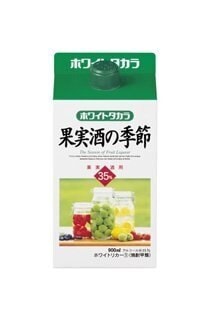 2ケース送料1梱包分宝焼酎35ホワイトタカラ果実酒の季節 900ml紙パック 6本入り ケース売り