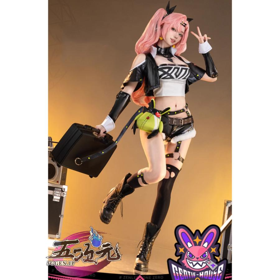 猫屋小舗　ゼンレスゾーンゼロ　コスプレ　邪兎屋　ニコ・デマラ　衣装　 ウィッグ　靴　追加可能