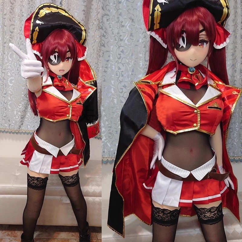 在庫品 VTuber バーチャルライバー 宝鐘マリン コスプレ衣装 コスチューム ハロウィン 変装 仮装