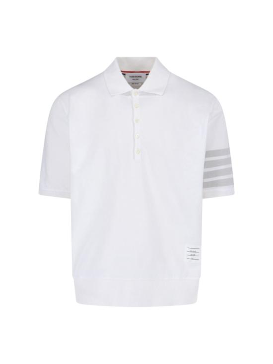 THOM BROWNE Men Polo Shirts MJP236A J0253100 White