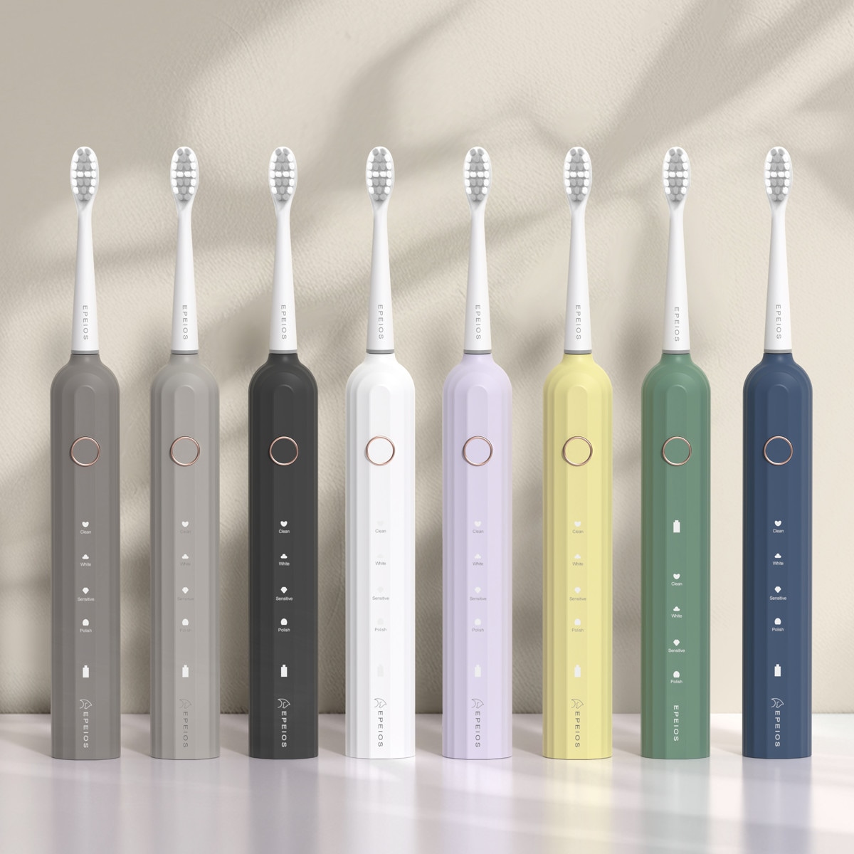 電動ハブラシ EPEIOS Okare! 音波 電動歯ブラシ ET003 全8色 電動 歯ブラシ USB 充電式 IPX7防水 丸洗いOK 振動 歯磨き はみがき 55dB 静音設計 歯垢除去