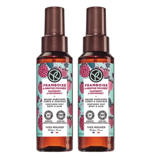 ラズベリー＆ペパーミント パフュームド ミスト（ボディ＆ヘア）100ml ×2個 4,259円