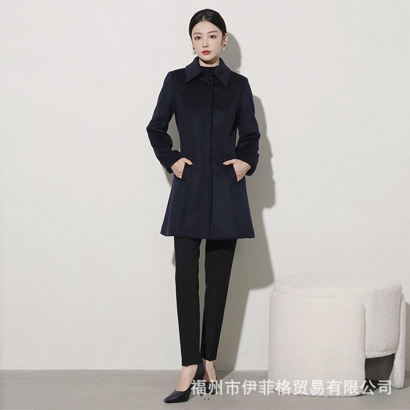 プロフェッショナルウールコート レディース 2024冬 ミドル丈 ウール物件作業服 バンク4s店 作業服 11,715円