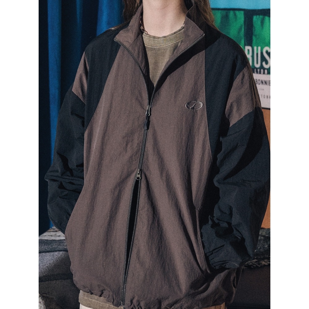 CPGN オーバーサイズトラックジャケットダークブラック