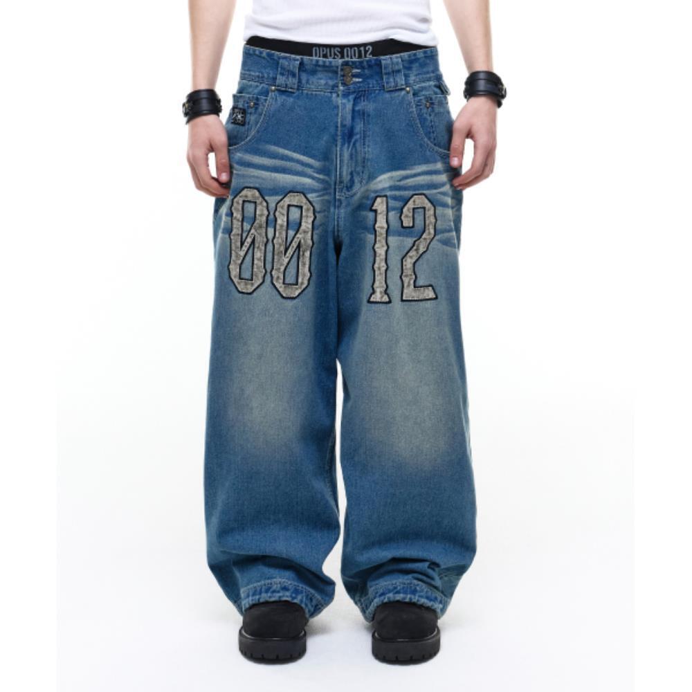OPUS0012 Op 09 CROASS DENIM PANTS LBLUE OP5B1D6510IDG