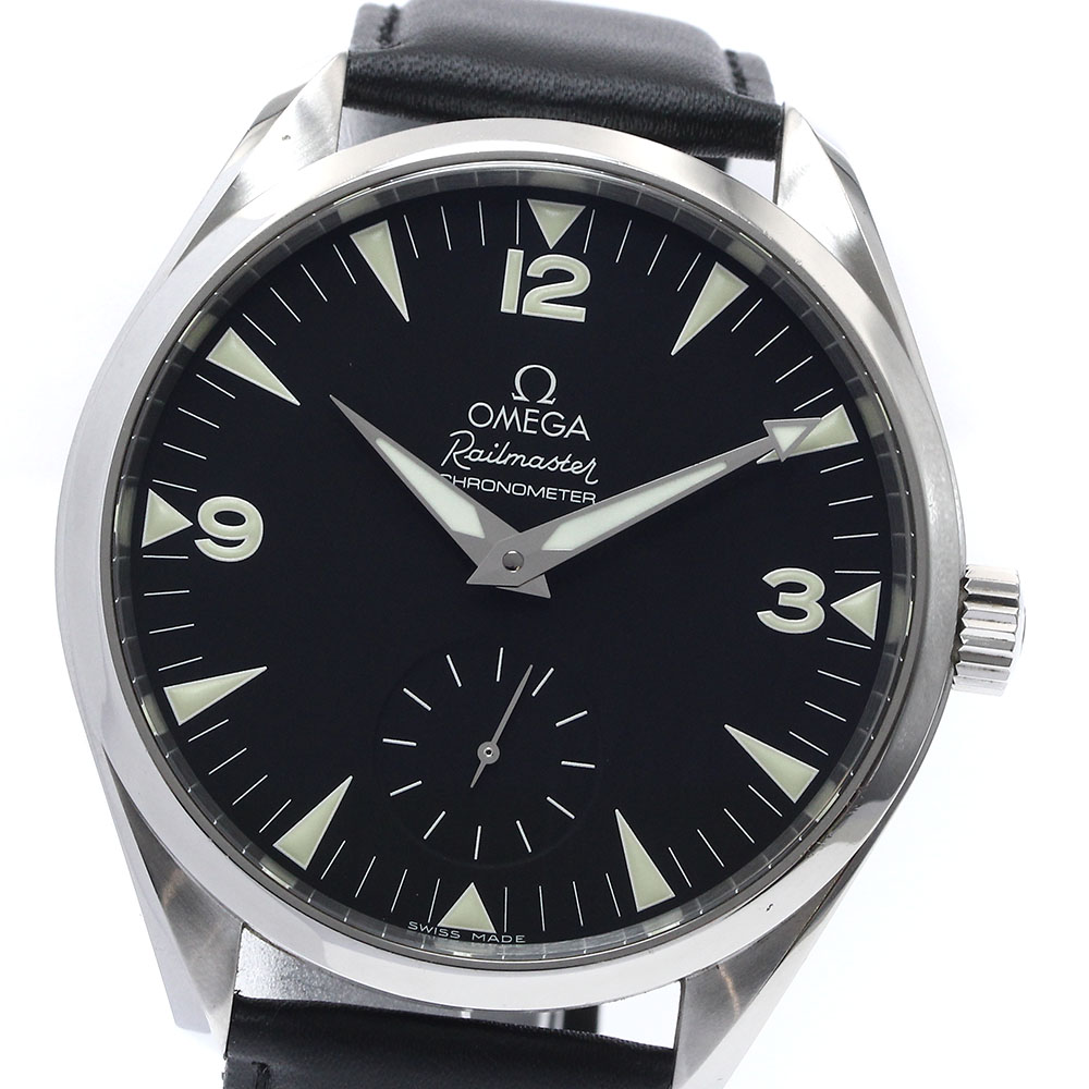 オメガ OMEGA 2806.52.37 シーマスター レイルマスター クロノメーター 手巻き メンズ 良品 _881776【中古】